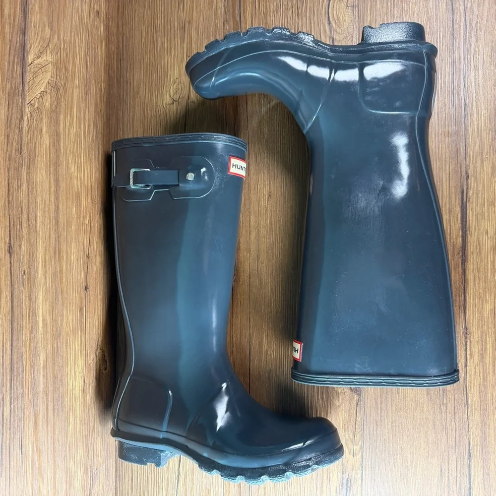 Hunter Rain Boots Waterproof Shoes‎ Girl’s Size 6Y